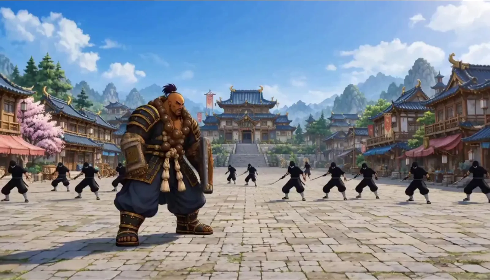 Benkei tient la place